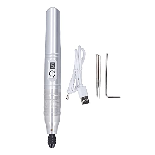 Itonash Elektrischer Schleifstift, Mikrostecher Ätzwerkzeug mit Abnehmbarem Schleifkopf und 3500-13000R/min-Geschwindigkeit Zum Gravurpolieren auf Glas Metallholz Holz Plastikleder Itonash Elektrischer Schleifstift, Mikrostecher Ätzwerkzeug mit Abnehmbarem Schleifkopf und 3500-13000R/min-Geschwindigkeit Zum Gravurpolieren auf Glas Metallholz Holz Plastikleder von Itonash