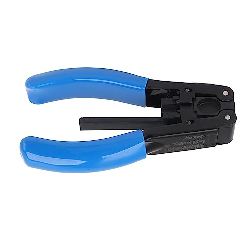 Itonash Faser-Optikstripper, 2,1 X 1,6 Mm Optisches Kabelstripper-Werkzeug mit Ergonomischem PVC-Griff für 1-2 Kernfaser 125 & mgr; M Cladding 0,25 0,9 Beschichtung von Itonash