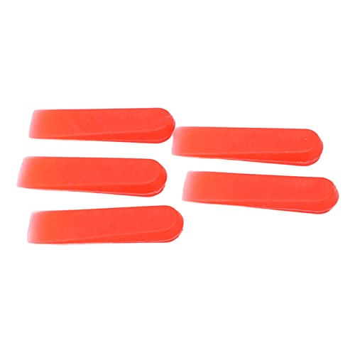 Itonash Fliesennivellierungskeile, 1000 Stück 0,2 Zoll PE Rotes Verschleiß Resistent Fliesen -Leveler -Abstandshalter mit Schnelleinstellung Flachheit für Porzellankeramik Marmor von Itonash