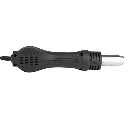 Itonash Griff, Antistatisch, Langes Kabel für 858 858D 8858 8586 878 BGA-Rework-Lötstationsreparatur, Geeignet, Rutschfest mit 23,5 Cm Langem Netzkabel, Schwarzer Heißluftpistolengriff Itonash Griff, Antistatisch, Langes Kabel für 858 858D 8858 8586 878 BGA-Rework-Lötstationsreparatur, Geeignet, Rutschfest mit 23,5 Cm Langem Netzkabel, Schwarzer Heißluftpistolengriff von Itonash