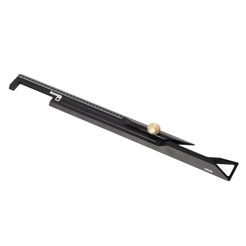 Itonash Holzbearbeitungsherrscher, 250 Mm Länge und 150 Mm Außendurchmesser -Messwerkzeug, Multifunktionale Markierungsschriften mit Aluminiumlegierung mit Klaren Skalen für die Messung von Itonash