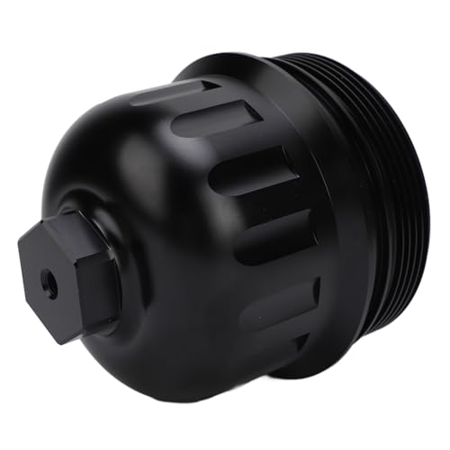 Itonash Kraftstofffilter -Gehäusekappe 134001, Aluminiumlegierung -Kraftstofffiltergehäuse für L5P 6,6L 2017 Bis 2019 mit Verbesserter Haltbarkeit und Leistung (Schwarz) von Itonash