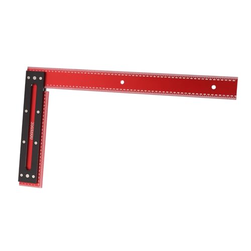 Itonash L Form der Holzbearbeitungsherrschaft, Aluminium -Legierung Carpenter Square -Werkzeug mit Rostprävention, Genaue Markierung in Holzbearbeitung, Konstruktion, Mathematische von Itonash