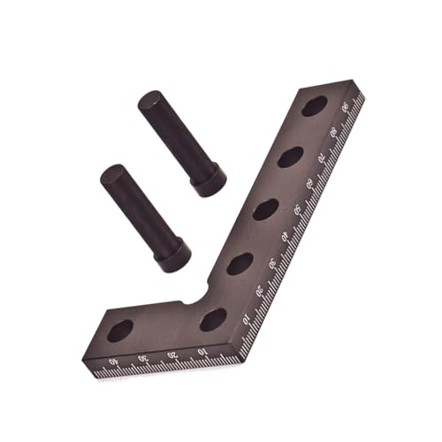 Itonash L Formmessung der Lineal, Aluminiumlegierung Holzbearbeitung Quadratischer Werkzeug mit Klaren Skalen für 90 -Grad -Winkelmarkierung und Mitte -Erkenntnis Itonash L Formmessung der Lineal, Aluminiumlegierung Holzbearbeitung Quadratischer Werkzeug mit Klaren Skalen für 90 -Grad -Winkelmarkierung und Mitte -Erkenntnis von Itonash