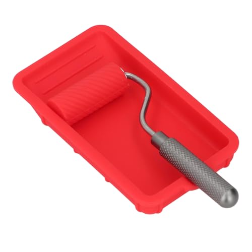Itonash Lackwalzenblech und Pinselset, Silikonaluminiumlegierung Lackablettsrollenpinsel für die Renovierung zu Hause, mit Wiederverwendbarem Dauerhaftem Abriebfestdesign Itonash Lackwalzenblech und Pinselset, Silikonaluminiumlegierung Lackablettsrollenpinsel für die Renovierung zu Hause, mit Wiederverwendbarem Dauerhaftem Abriebfestdesign von Itonash
