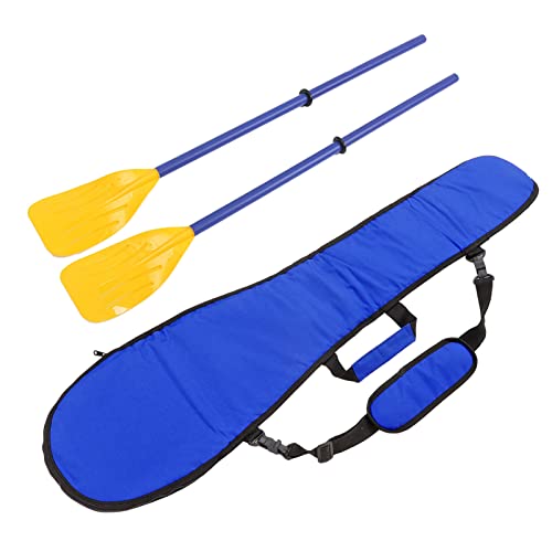 Itonash Lange Kajak-Paddel Tasche mit 2 Innen Fächern, Kleiner Transparenter Tasche, Tragegriff und Abnehmbarem Schulter Gurt, Dicke Füllung, 600D Oxford Stoff, für Ruder Boote (Blau) von Itonash