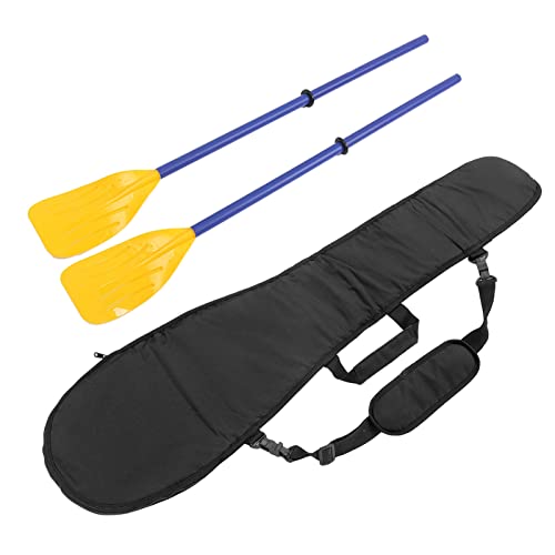 Itonash Lange Kajak-Paddel Tasche mit 2 Innen Fächern, Kleiner Transparenter Tasche, Tragegriff und Abnehmbarem Schulter Gurt, Dicke Füllung, 600D Oxford Stoff, für Ruder Boote (Schwarz) von Itonash