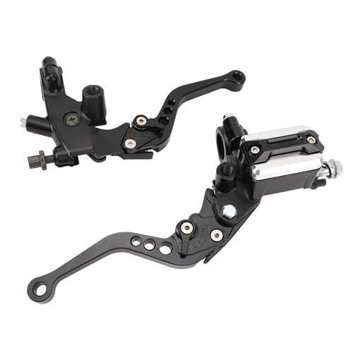 Itonash Lenker-Master-Zylinderhebel, CNC-Aluminiumbrems-Kupplungs-Hebelschutzkit für ZX-6R ZX-10R ZX-12R ZX-14R, YZF R1 R6 FZ1 FZ6, CB CBR NSR RVF RVT VFR VTR Motorrycles von Itonash