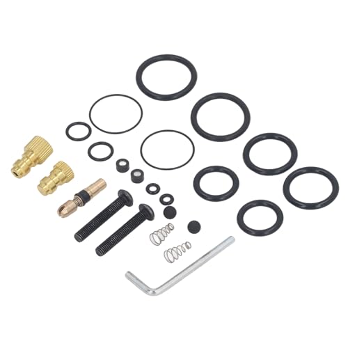 Itonash Luftkompressordichtungskit, 14 Stücke O Ringe Stecker Federn Dichtungen Sechskantschlüssel mit Metall PVC -Materialien für 30 MPa Kolbenluftkompressoren Täglich Wartung Itonash Luftkompressordichtungskit, 14 Stücke O Ringe Stecker Federn Dichtungen Sechskantschlüssel mit Metall PVC -Materialien für 30 MPa Kolbenluftkompressoren Täglich Wartung von Itonash
