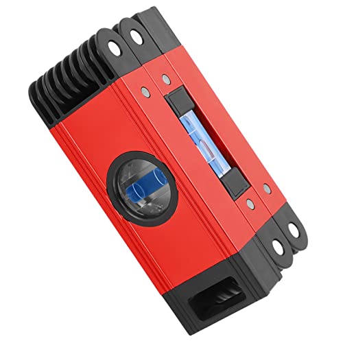 Itonash Magnetische Faltbare Ebene, 3 Abschnitte Flexible Ebene mit Multi -Winkel -Levelblasen für Holzbearbeitung, die die Installation des Haushaltsdekorationsschranks Messen (Rot) von Itonash