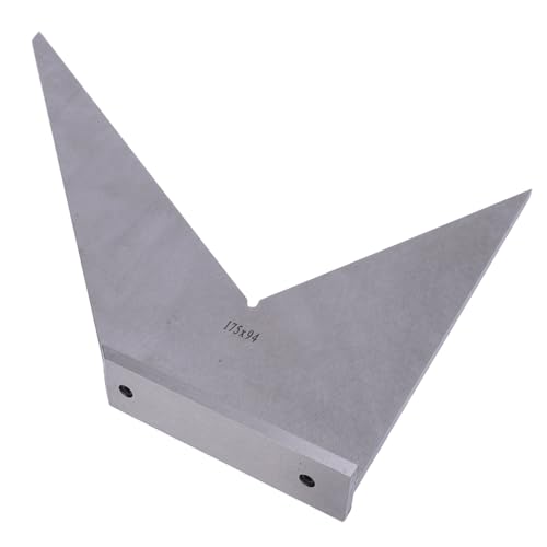 Itonash Maschinisteningenieur Herrscher, Multi -Winkel -Lineal mit Kohlenstoffstahl mit Basis für Werkstücksmessung, DIN 875/2 Standard, 30 45 90 120 Grad von Itonash