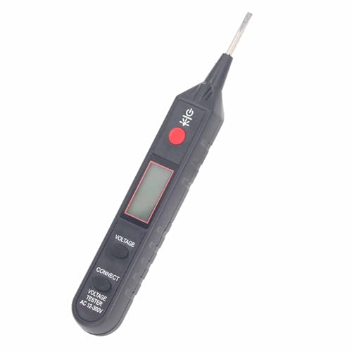 Itonash Non - -Spannungstester, Schalllichtalarm 12 Bis 300 V Spannungsdetektor mit Taschenlampe für Elektriker Elektrische Fehlerbehebung von Itonash