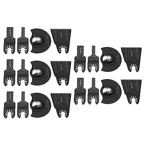 Itonash Oszillierende Sägenklinge, Multitool -Klinge mit Hohem Kohlenstoffstahl mit Standard -Sägenzahndesign für Holzplastikschnitt, Metallpolieren, PVC -Schneiden von Itonash