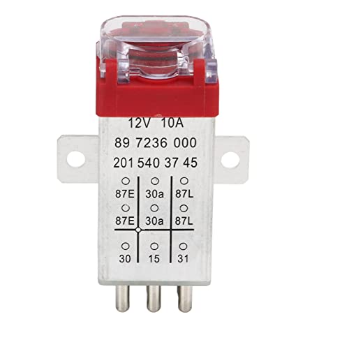 Itonash Overload Relay 2015403745 für R107 560SL, R129 500SL, W124 260E 300E, W126 300SE 420SEL, W201 190E 190D mit Hoher Härte ABS + Metall Itonash Overload Relay 2015403745 für R107 560SL, R129 500SL, W124 260E 300E, W126 300SE 420SEL, W201 190E 190D mit Hoher Härte ABS + Metall von Itonash