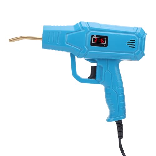 Itonash Plastikschweißer -Kit, 120 -W -Kabelschweißpistole Heißer Hefter mit LCD -Display -LED -Leuchten Überhitzung Wache für Auto Stoßfänger Reparatur Plastikschweißung (EU -Stecker 220 V) von Itonash