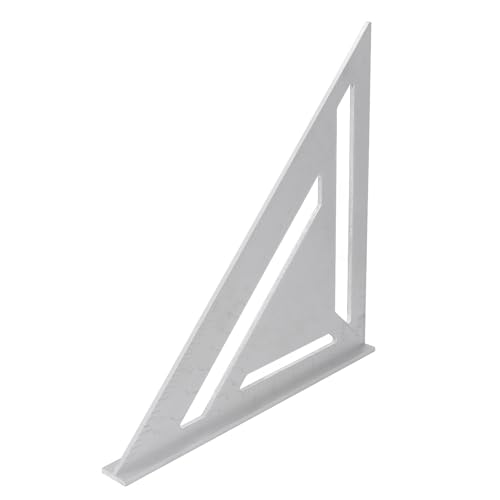 Itonash Rafter Square, Aluminiumlegierung Carpenter Square 30 Cm mit Gravurskala und Einheitsumwandlungstabelle für Holzbearbeitungsprojekte und Messanforderungen von Itonash