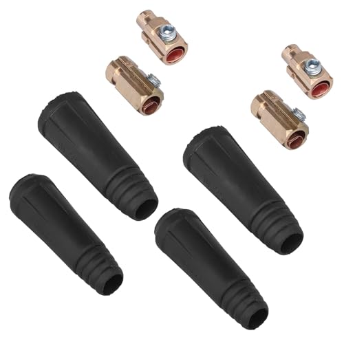 Itonash Schnellkuppländer- und Messingschweißkupplungsstecker, Hochtemperatur, Gute Leitfähigkeit mit Schweißstecker, Geeignet für 10-25 mm² Kabel Geeignet Itonash Schnellkuppländer- und Messingschweißkupplungsstecker, Hochtemperatur, Gute Leitfähigkeit mit Schweißstecker, Geeignet für 10-25 mm² Kabel Geeignet von Itonash
