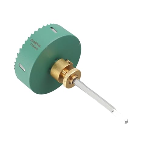 Itonash Schnellleitungslochöffner, 7,5 Mm Sechskant Shank Legierungstahl Stahl -Downlight -Loch Säge für Festes Holz -Gips -Tafel, mit Abfallmaterialentfernung für Hand -Elektrobohrer (110 -mm Itonash Schnellleitungslochöffner, 7,5 Mm Sechskant Shank Legierungstahl Stahl -Downlight -Loch Säge für Festes Holz -Gips -Tafel, mit Abfallmaterialentfernung für Hand -Elektrobohrer (110 -mm von Itonash