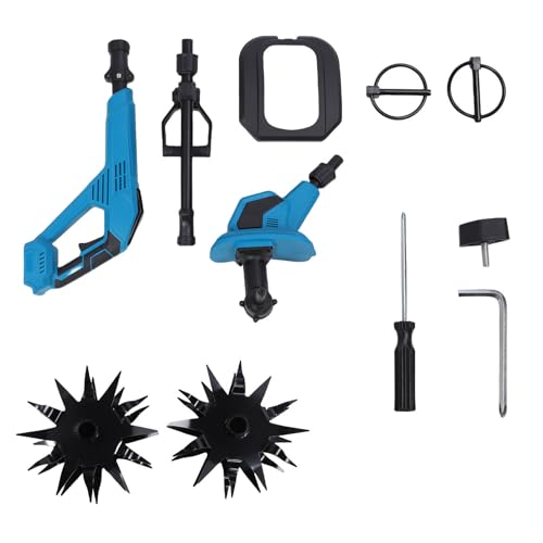 Itonash Schnurloser Pinselanbauer, Batteriebetriebener Gartenkultivierer mit Starker Leistung und Leicht zu Bedienender, Kompatibel mit BL1830B BL1840B BL1850B BL1860B BL1815 BL1820 von Itonash