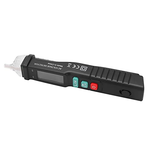 Itonash Spannungstester Pen, Hohe Empfindlichkeit 12-1000V Wechselstromspannungsdetektor mit Schalllichtalarm HD -Bildschirm Anzeige Auto Shutdown Taschenlampe für Live von Itonash