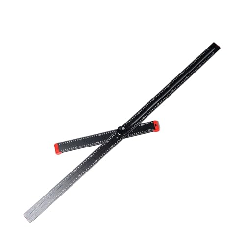 Itonash T Typ Kombinationslineer, Aluminiumlegierung Multifunktionaler Winkelquadratmesswerkzeug 1200 Mm mit Genauem Winkel -Looking für Holzbearbeitung und Bauprojekte von Itonash