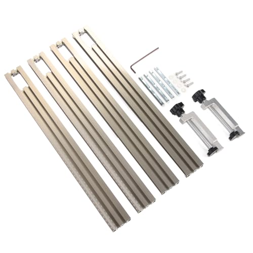 Itonash Trimmmaschinenführer Guide Rail, Aluminiumlegierung Verstellbare Hilfsführer -Schienenhalterung Zum Mahlen der Gravur mit Glattem Rückenplatten und Schlossdesign Itonash Trimmmaschinenführer Guide Rail, Aluminiumlegierung Verstellbare Hilfsführer -Schienenhalterung Zum Mahlen der Gravur mit Glattem Rückenplatten und Schlossdesign von Itonash