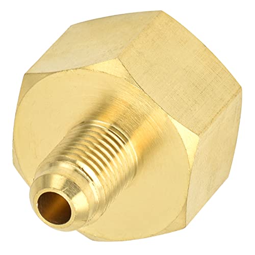 Itonash W21 Bis 1/4Sae -Kältemitteladapter -Konverter, Messingmaterial mit Guter Versiegelungsleistung für R32 R134A R407A R404A R422A R422D R507 R407C R417A R437A R407F von Itonash