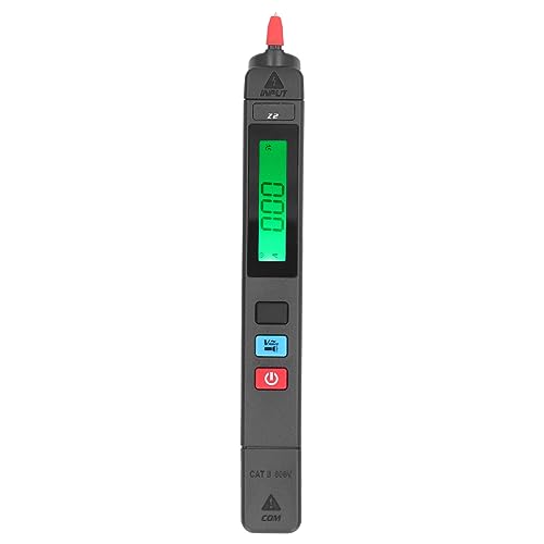 Itonash Z2 -Spannungstester -Stift, Nicht - -Wechselstromspannungsdetektor mit LCD -Anzeige und LED -Taschenlampe für Elektrikerwartungs- und Schaltungsuntersuchungen von Itonash