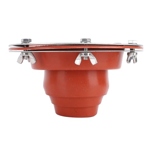 Zelt-Blinker-Set, Zelt-Ofen-Jack-Set mit Silikonrohr, Beständig Gegen Edelstahlbasis, Zelt-Rauch-Blinker-Set, Outdoor-Camping-Zubehör für Holzbrenner, Traveller-Ofen (Orange) von Itonash