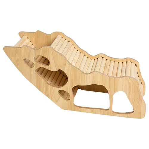 Hölzerner Hamstertunnel Versteck Natürliches Labyrinth Burrow Käfig Zubehör mit Gucklöchern und Kletterspitze, kleines Holzhaus für Zwerghamster und Rennmäuse, 32 x 10,9 x 15,2 cm Hölzerner Hamstertunnel Versteck Natürliches Labyrinth Burrow Käfig Zubehör mit Gucklöchern und Kletterspitze, kleines Holzhaus für Zwerghamster und Rennmäuse, 32 x 10,9 x 15,2 cm von Itoyx