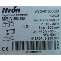 400026 Abzweigtrenner - Diff 500Ma - 4P 10-30A - sdb iv 000 30A - Itron von Itron