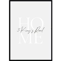 Personalisiertes Neues Zuhause Druck, Angepasstes Einweihungsgeschenk, Angepasst Unser Erstes Haus Monochromes Poster, Personalisierte Geschenk Idee von ItsAReligion