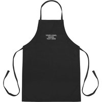 Schwarz Bestickt Apron, Fügen Sie Ihr Logo, Bild Oder Text Auf Diesem Apron von ItsAboutYouCustomize