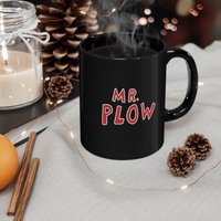 Simpsons Mr. Plow 11Oz Schwarze Tasse von ItsDemBoys