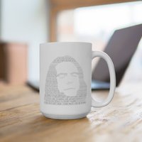 Tommy Wiseau The Room Johnny's Words Of Wisdom Weiße Keramiktasse von ItsDemBoys