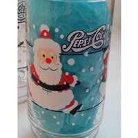 Vintage Weihnachten Pepsi-Cola Weihnachtsmann Gläser Set Von 4 Weihnachtsbechern von ItsNewLife