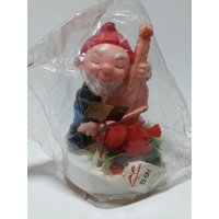 Vintage Weihnachtswichtel Cellospieler Holly & Cardinal Blow Mold Center Piece Or Cake Topper New Old Stock | Cb5 von ItsNewLife