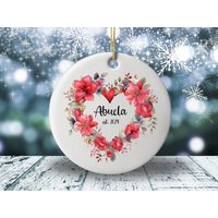 Abuela Est. 2024 Ornament, Neue Geschenke Für Frauen, Hergestellt Geschenk, Ornament von ItsSoPerfect