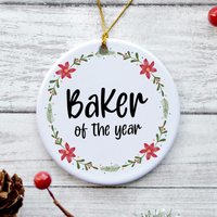 Backen Weihnachtsverzierung, Baker Geschenke Für Frauen, Die Lieben Zu Backen, Bak - Of The Year von ItsSoPerfect