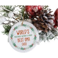 Oma Ornament, Beste Geschenke, Weihnachtsverzierung, Worlds Best Ever von ItsSoPerfect