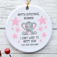 Mutter Geschenk, Geschenk Für Werdende Mutter, Zu Sein Weihnachtsschmuck, Schwangere Frauen, Erwartet Ein Baby Mädchen von ItsSoPerfect