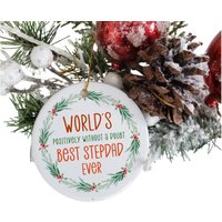 stepdad Ornament, Best Gifts, Christmas Worlds Ever von ItsSoPerfect