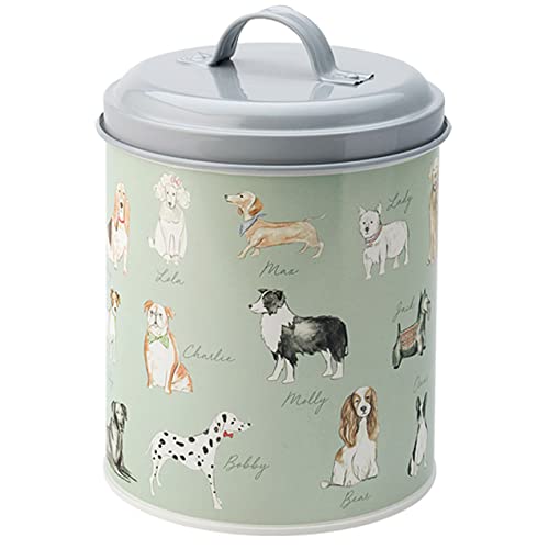 Itucci Pastel Pets Dog Storage tin Dog Food tin Dog Leckerli Dose Hund Keksdose von Itucci