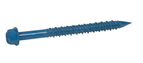 Itw Red Head Rothaarig Hw4-400 Tapcon Hex Washer Head 1/4-Zoll von 4-Zoll-Anker (100 pro Karton) von Red Head