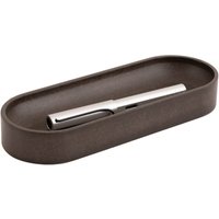 Graue Stiftablage, Bleistifthalter Für Schreibtisch, Schreibtischablage Aus Holz, Schlüsselablage Grauer Schreibtischhalter, Schreibtischzubehör von IuliaShopCom