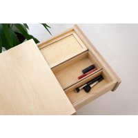 Holz Schubladen Organizer Set, 6 Stück Aufbewahrung Boxen, Makeup , Schmuck, Stift Und Junk Tabletts Aus Sperrholz von IuliaShopCom