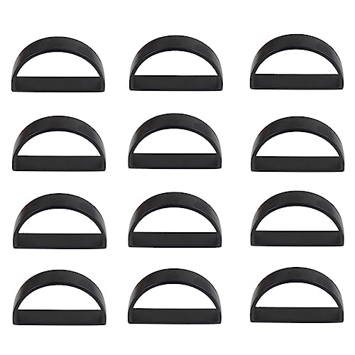 Iunipusy 12 Stück Schwarz Elegante Vintage-Stil Metall Serviettenring Serviettenschnallen Blätter für Hochzeiten, Abendessen, Jubiläen und Themenpartys Tischdekoration von Iunipusy