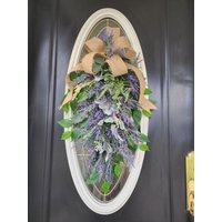 Frühlingskränze Für Haustür Türkranz Lavendelkranz Lila Kranz Osterkranz Frühlingskranz Sommerkränze Doppeltürkränze Lavendeldekor von IvannaWreaths