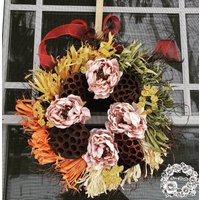 Türkranz Herbstkranz Frühlingskranz von IvannaWreaths