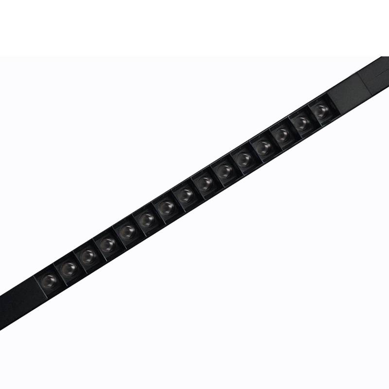 Ivela Schienenlampe Minirooler, schwarz PWM 48 V 50° 3.000 K von Ivela